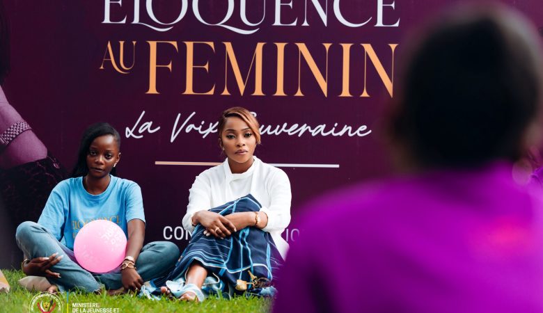 S.E. Mme Grace Emie Kutino, Ministre de la Jeunesse et Éveil Patriotique, s’est rendue au Cercle d’Eloquence Eloquence 360 dans